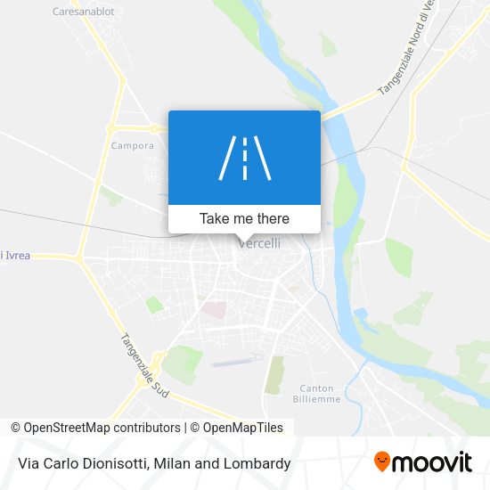Via Carlo Dionisotti map