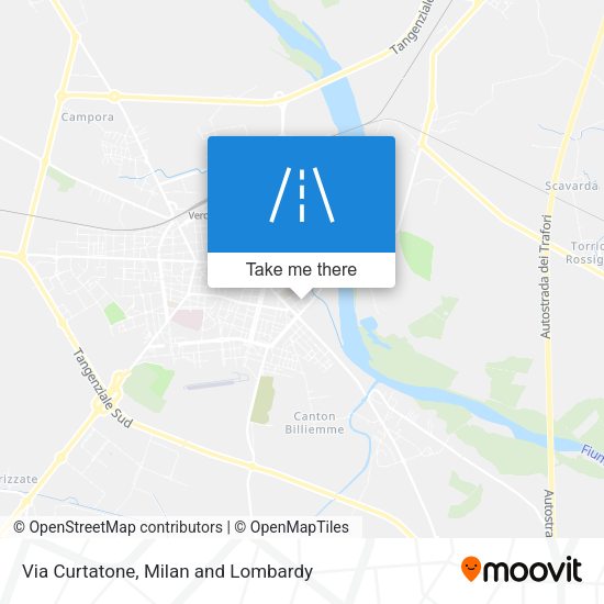 Via Curtatone map