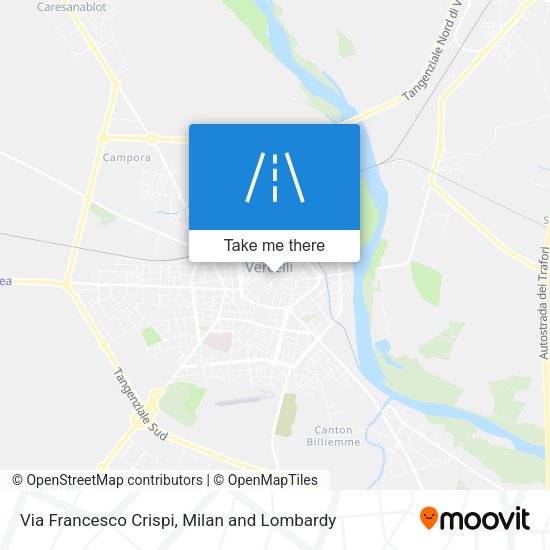 Via Francesco Crispi map