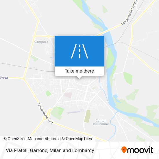 Via Fratelli Garrone map
