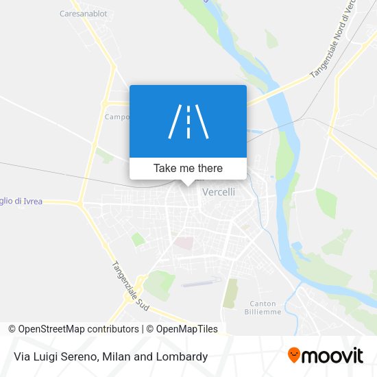 Via Luigi Sereno map