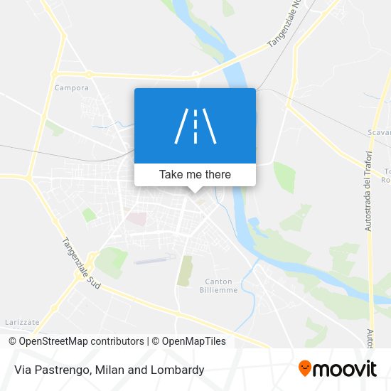 Via Pastrengo map