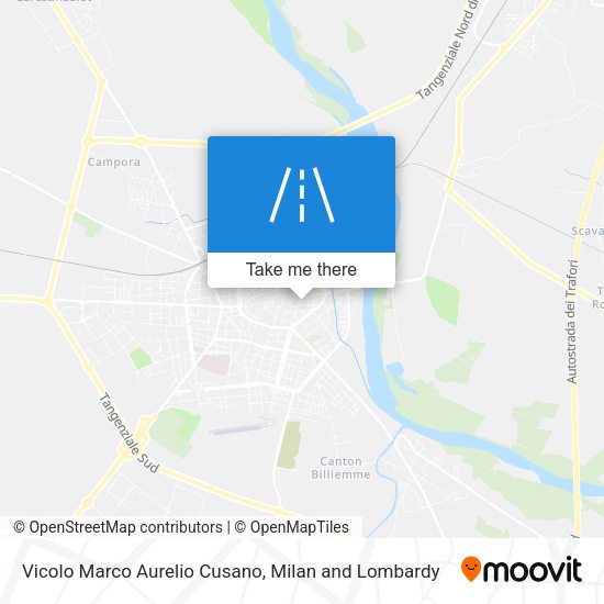 Vicolo Marco Aurelio Cusano map