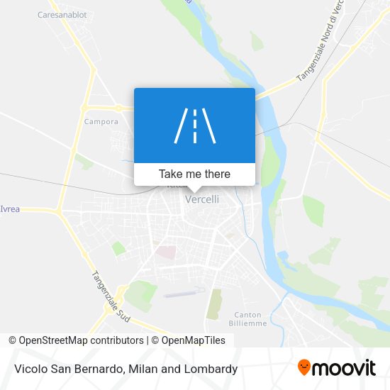 Vicolo San Bernardo map
