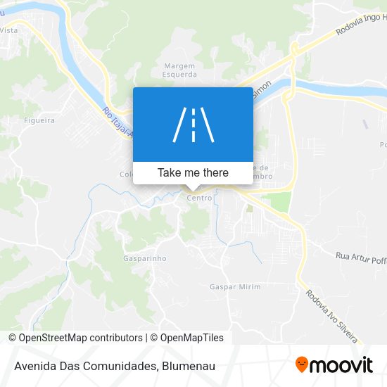 Avenida Das Comunidades map