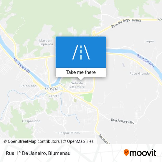 Rua 1º De Janeiro map