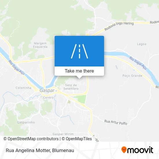 Rua Angelina Motter map