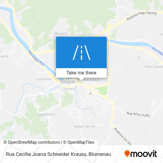 Rua Cecília Joana Schneider Krauss map