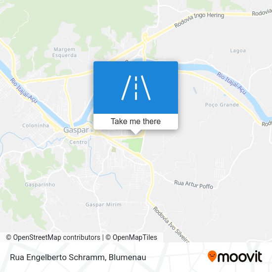 Rua Engelberto Schramm map