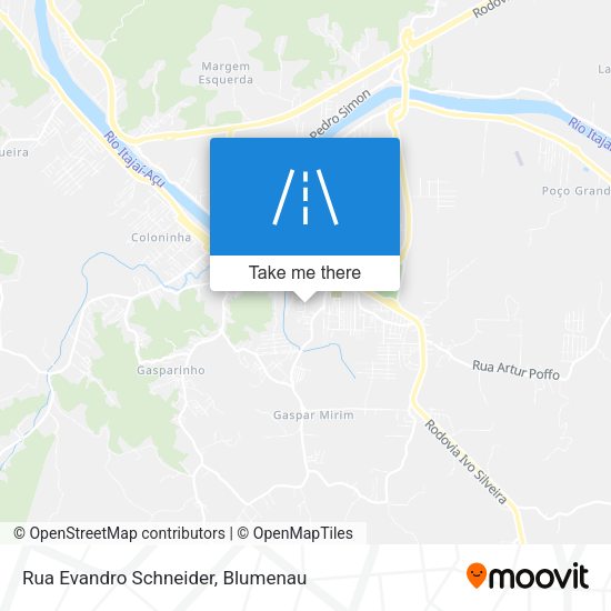 Rua Evandro Schneider map
