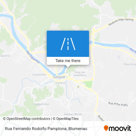 Rua Fernando Rodolfo Pamplona map