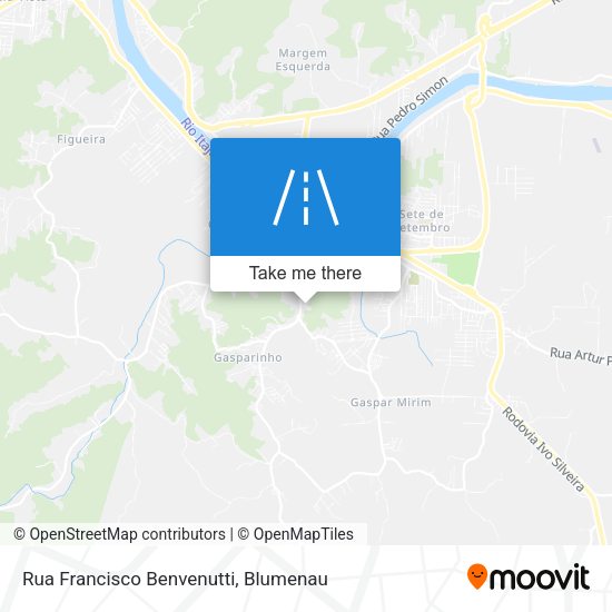 Rua Francisco Benvenutti map