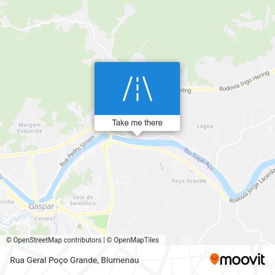 Rua Geral Poço Grande map