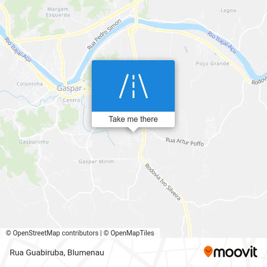 Rua Guabiruba map
