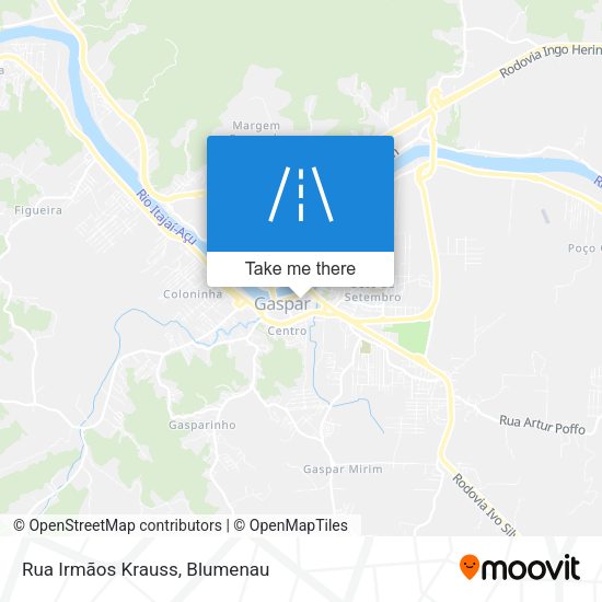 Rua Irmãos Krauss map