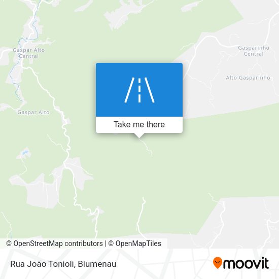 Rua João Tonioli map