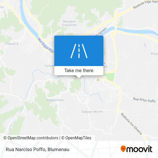 Rua Narciso Poffo map