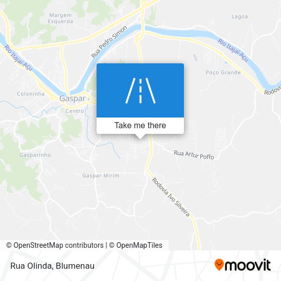 Rua Olinda map