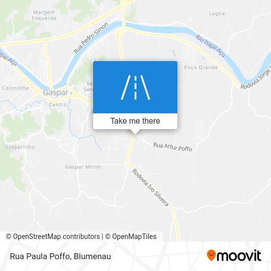 Rua Paula Poffo map