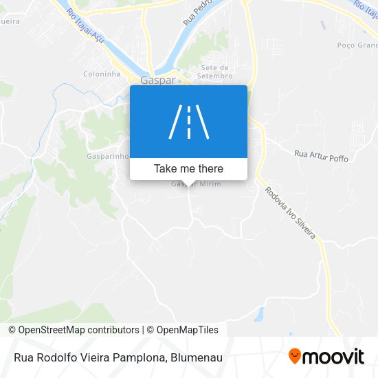 Rua Rodolfo Vieira Pamplona map