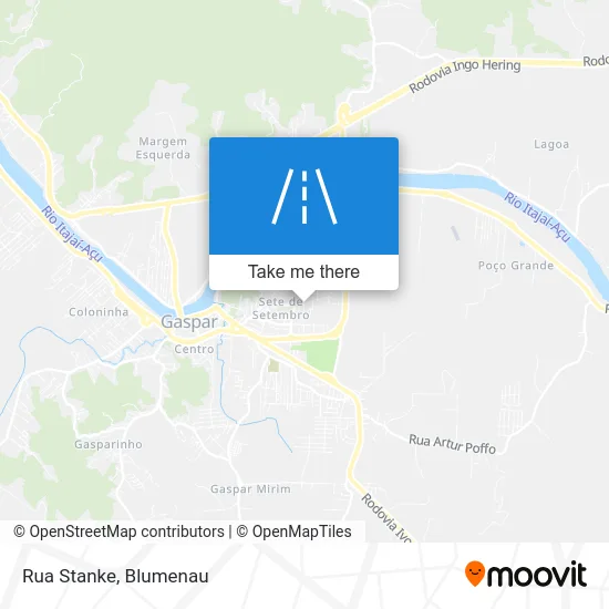 Rua Stanke map