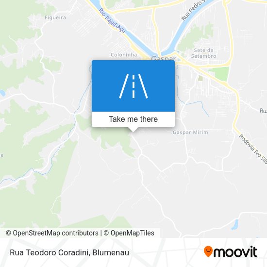 Rua Teodoro Coradini map