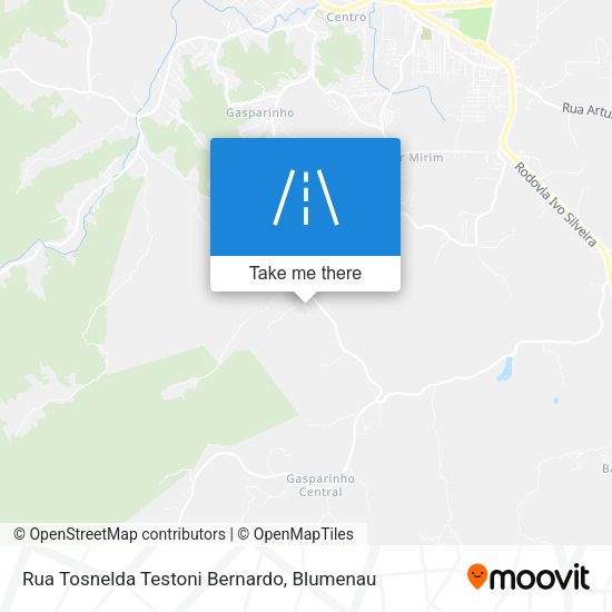 Rua Tosnelda Testoni Bernardo map