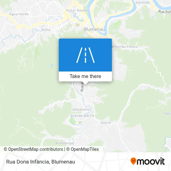 Rua Dona Infância map