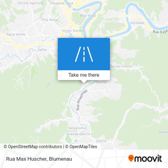 Rua Max Huscher map