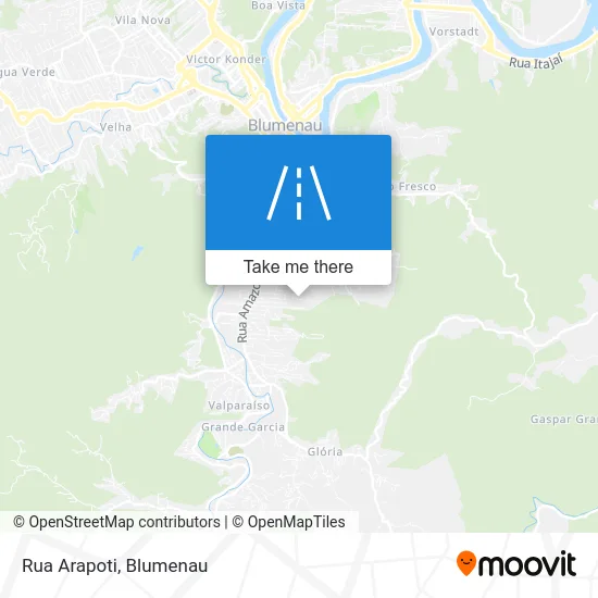 Rua Arapoti map