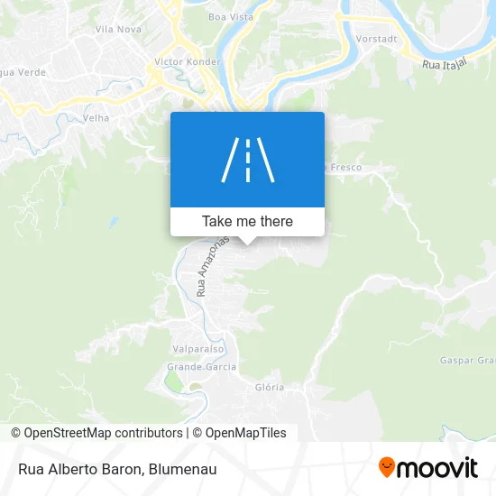 Rua Alberto Baron map