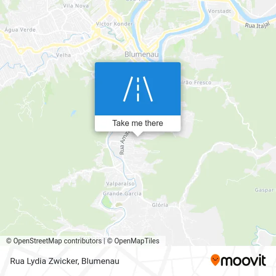 Rua Lydia Zwicker map