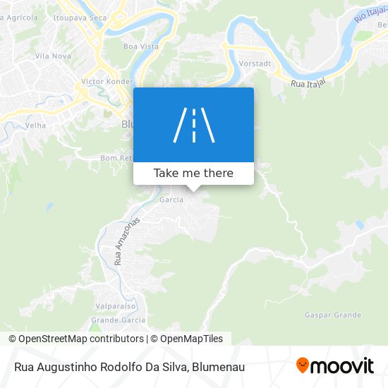 Rua Augustinho Rodolfo Da Silva map