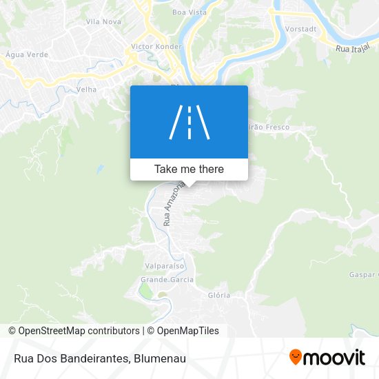 Rua Dos Bandeirantes map