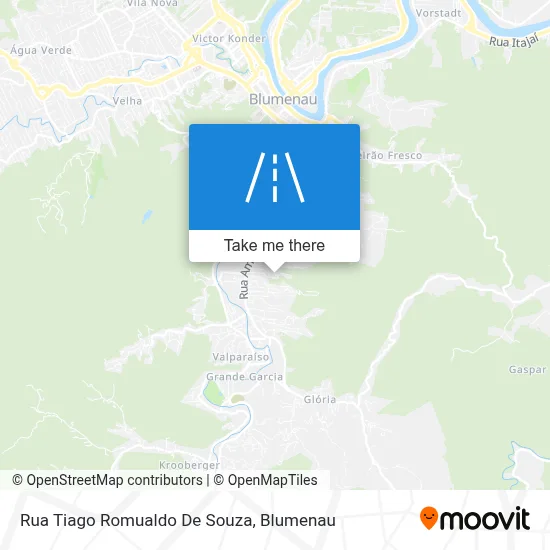 Rua Tiago Romualdo De Souza map