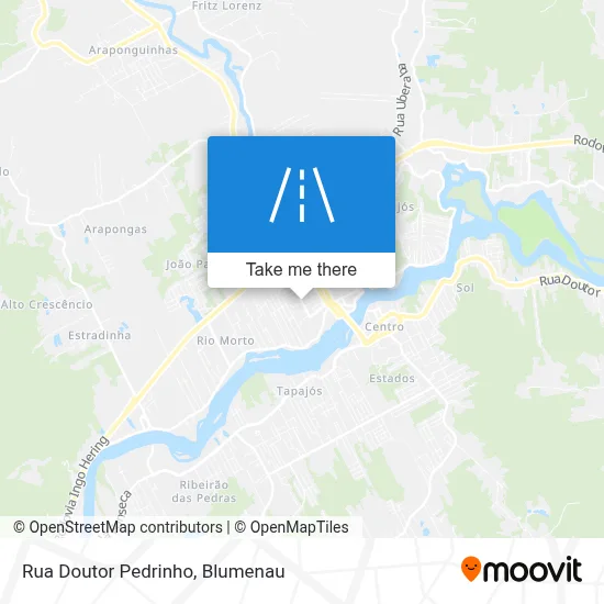 Rua Doutor Pedrinho map