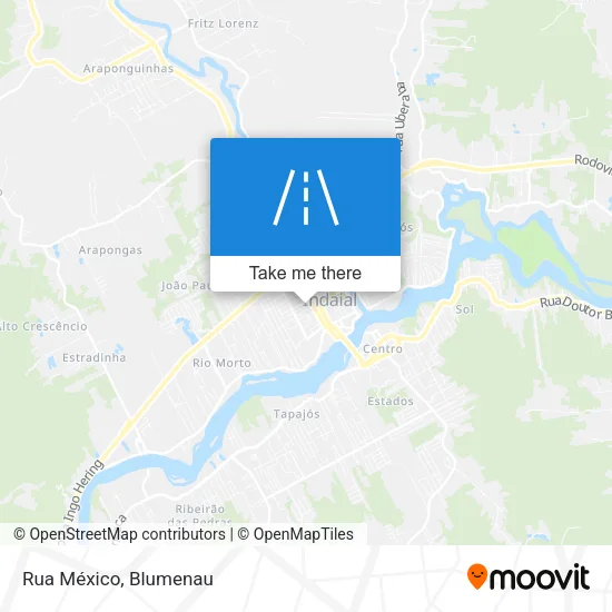 Rua México map