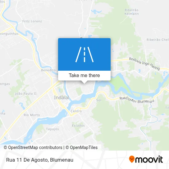 Rua 11 De Agosto map