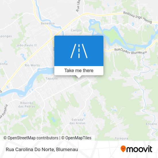 Rua Carolina Do Norte map
