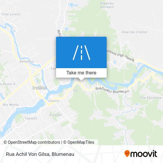 Rua Achil Von Gilsa map