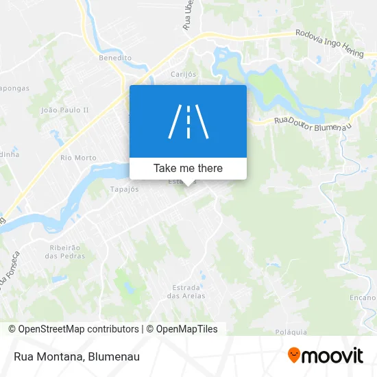 Rua Montana map