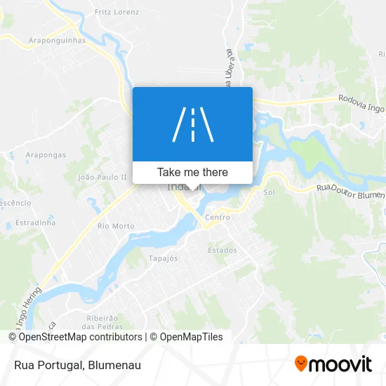 Rua Portugal map