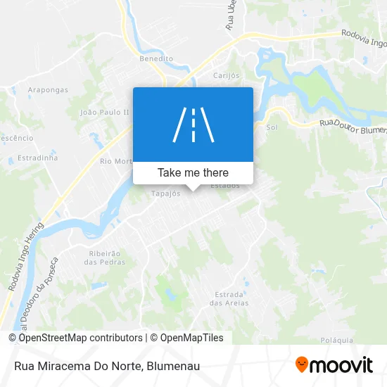 Rua Miracema Do Norte map