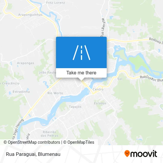 Rua Paraguai map