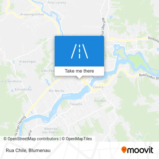 Rua Chile map