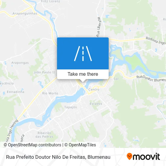 Rua Prefeito Doutor Nilo De Freitas map