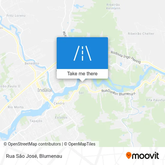 Rua São José map