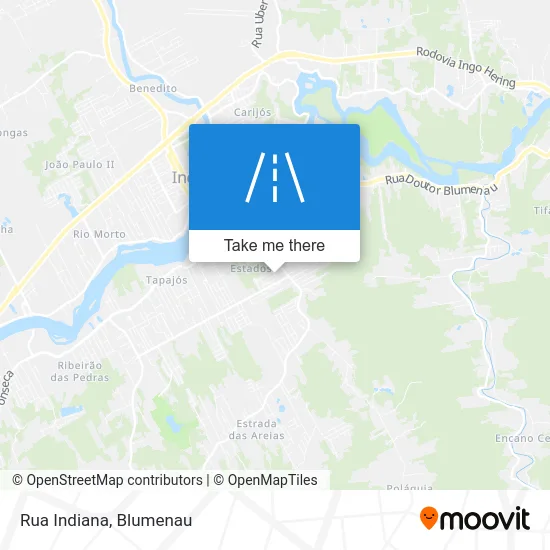 Rua Indiana map