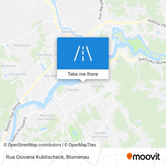 Rua Giovana Kubitscheck map