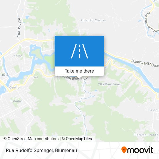Rua Rudolfo Sprengel map